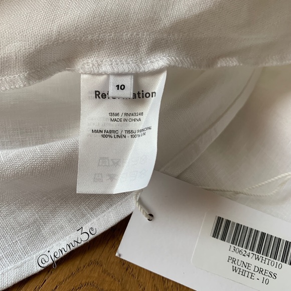 ❌[SOLD]❌Reformation Prune Dress || White - Picture 13 of 15